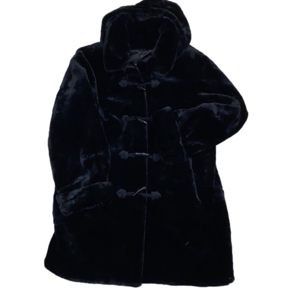 DENNIS BASSO Faux Fur Coat - Picture 1 of 14